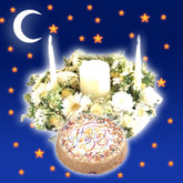 Midnight-cake-flowers